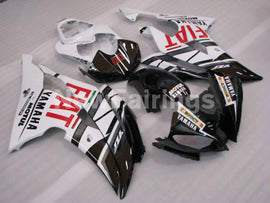 Black and White FIAT - YZF-R6 08-16 Fairing Kit Vehicles & Parts > Vehicle Parts & Accessories > Motor Vehicle Parts >