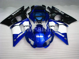 Blue and White Black Factory Style - YZF-R6 98-02 Fairing Kit Vehicles & Parts > Vehicle Parts & Accessories > Motor