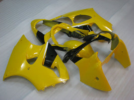 Yellow and Black Factory Style - NINJA ZX-6R 00-02 Fairing Kit