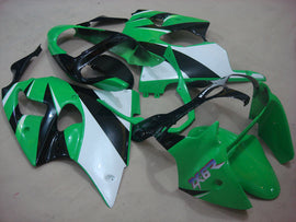 Green Black Factory Style - NINJA ZX-6R 00-02 Fairing Kit
