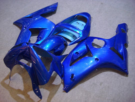 Gloss Blue No decals - NINJA ZX-6R 03-04 Fairing Kit