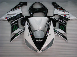 Black and White Monster - NINJA ZX-6R 05-06 Fairing Kit
