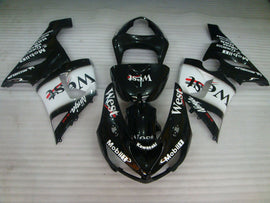 Black and White West - NINJA ZX-6R 05-06 Fairing Kit
