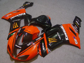Orange and Black Monster - NINJA ZX-6R 07-08 Fairing Kit