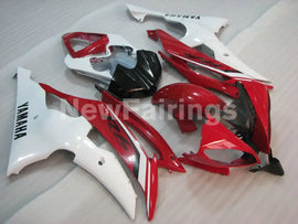 Red and White Black Factory Style - YZF-R6 08-16 Fairing Kit Vehicles & Parts > Vehicle Parts & Accessories > Motor