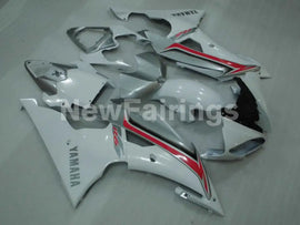 White and Silver Factory Style - YZF-R6 08-16 Fairing Kit Vehicles & Parts > Vehicle Parts & Accessories > Motor