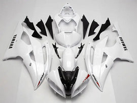 White Factory Style - YZF-R6 08-16 Fairing Kit Vehicles & Parts > Vehicle Parts & Accessories > Motor Vehicle Parts >