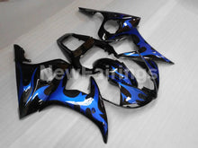 Cargar imagen en el visor de la galería, Black and Blue Factory Style - YZF-R6 03-04 Fairing Kit Vehicles &amp; Parts &gt; Vehicle Parts &amp; Accessories &gt; Motor Vehicle