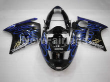 Cargar imagen en el visor de la galería, Black and Blue Flame - CBR 1100 XX 96-07 Fairing Kit -