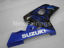 Cargar imagen en el visor de la galería, Black and Blue Flame - GSX-R750 04-05 Fairing Kit Vehicles