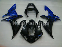 Cargar imagen en el visor de la galería, Black and Blue Flame - YZF-R1 02-03 Fairing Kit - Vehicles