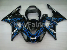 Cargar imagen en el visor de la galería, Black and Blue Flame - YZF-R1 98-99 Fairing Kit - Vehicles