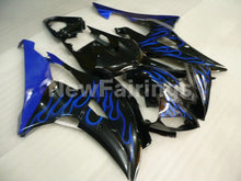 Cargar imagen en el visor de la galería, Black and Blue Flame - YZF-R6 08-16 Fairing Kit Vehicles &amp; Parts &gt; Vehicle Parts &amp; Accessories &gt; Motor Vehicle Parts &gt;