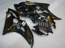 Cargar imagen en el visor de la galería, Black and Golden Flame- YZF-R6 06-07 Fairing Kit Vehicles &amp; Parts &gt; Vehicle Parts &amp; Accessories &gt; Motor Vehicle Parts &gt;