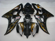 Cargar imagen en el visor de la galería, Black and Golden Flame- YZF-R6 06-07 Fairing Kit Vehicles &amp; Parts &gt; Vehicle Parts &amp; Accessories &gt; Motor Vehicle Parts &gt;