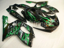 Cargar imagen en el visor de la galería, Black and Green Flame - YZF600R Thundercat 96-07 Fairing Kit Vehicles &amp; Parts &gt; Vehicle Parts &amp; Accessories &gt; Motor