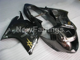 Black and Grey Flame - CBR 1100 XX 96-07 Fairing Kit -