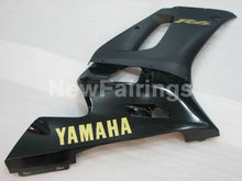 Cargar imagen en el visor de la galería, Black and Matte Black with Gold Decals Factory Style - YZF-R6 98-02 Fairing Kit Vehicles &amp; Parts &gt; Vehicle Parts &amp;