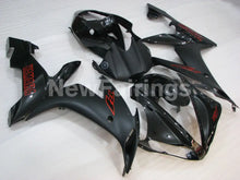 Cargar imagen en el visor de la galería, Black Matte Black red stickers Factory Style - YZF-R1 04-06