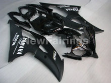 Cargar imagen en el visor de la galería, Black and Matte Black with White Stickers Factory Style - YZF-R6 08-16 Fairing Kit Vehicles &amp; Parts &gt; Vehicle Parts &amp;