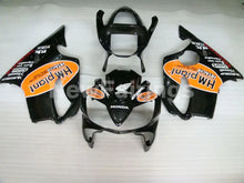 Cargar imagen en el visor de la galería, Black and Orange HM plant - CBR600 F4i 01-03 Fairing Kit -