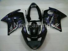 Cargar imagen en el visor de la galería, Black and Purple Flame - CBR 1100 XX 96-07 Fairing Kit -