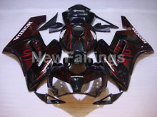Cargar imagen en el visor de la galería, Black and Red Flame - CBR1000RR 04-05 Fairing Kit - Vehicles
