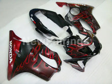 Cargar imagen en el visor de la galería, Black and Red Flame - CBR600 F4 99-00 Fairing Kit - Vehicles