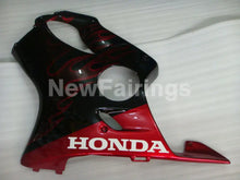 Cargar imagen en el visor de la galería, Black and Red Flame - CBR600 F4i 01-03 Fairing Kit -