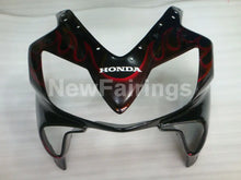 Cargar imagen en el visor de la galería, Black and Red Flame - CBR600 F4i 01-03 Fairing Kit -