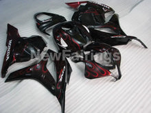 Cargar imagen en el visor de la galería, Black and Red Flame - CBR600RR 09-12 Fairing Kit - Vehicles