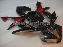 Cargar imagen en el visor de la galería, Black and Red Flame - YZF-R1 04-06 Fairing Kit - Vehicles &amp;