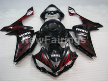 Cargar imagen en el visor de la galería, Black Red Flame - YZF-R1 07-08 Fairing Kit - Vehicles &amp;