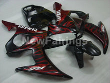 Cargar imagen en el visor de la galería, Black and Red Flame - YZF-R6 03-04 Fairing Kit Vehicles &amp; Parts &gt; Vehicle Parts &amp; Accessories &gt; Motor Vehicle Parts &gt;