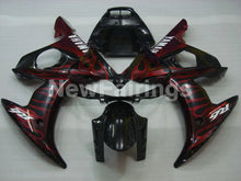Cargar imagen en el visor de la galería, Black and Red Flame - YZF-R6 03-04 Fairing Kit Vehicles &amp; Parts &gt; Vehicle Parts &amp; Accessories &gt; Motor Vehicle Parts &gt;