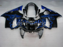 Cargar imagen en el visor de la galería, Black and Blue Flame - CBR600 F4 99-00 Fairing Kit -