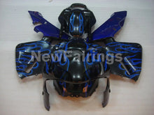 Cargar imagen en el visor de la galería, Black and Blue Flame - CBR600RR 03-04 Fairing Kit - Vehicles