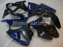 Cargar imagen en el visor de la galería, Black and Blue Flame NINJA ZX 6R 00 02 Fairing Kit Vehicles