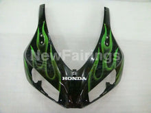 Cargar imagen en el visor de la galería, Black and Green Flame - CBR1000RR 06-07 Fairing Kit -