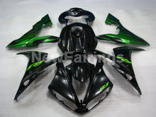 Cargar imagen en el visor de la galería, Black Green Flame - YZF-R1 04-06 Fairing Kit - Vehicles &amp;