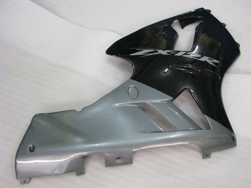 Black Grey Factory Style - NINJA ZX-12R 02-04 Fairing Kit
