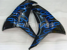 Cargar imagen en el visor de la galería, Black Orange and Blue Flame - CBR1000RR 06-07 Fairing Kit -