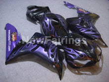 Cargar imagen en el visor de la galería, Black and Purple Flame - CBR1000RR 06-07 Fairing Kit -