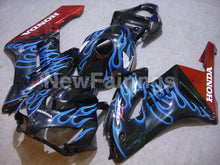 Cargar imagen en el visor de la galería, Black Red and Blue Flame - CBR1000RR 04-05 Fairing Kit -