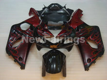Cargar imagen en el visor de la galería, Black and Red Flame - GSX - R1000 00 - 02 Fairing Kit
