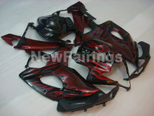 Cargar imagen en el visor de la galería, Black and Red Flame - GSX - R1000 05 - 06 Fairing Kit