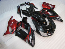 Cargar imagen en el visor de la galería, Black and Red Flame - NINJA ZX-14R 06-11 Fairing Kit