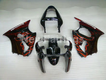 Cargar imagen en el visor de la galería, Black Red Flame NINJA ZX 6R 00 02 Fairing Kit Vehicles &amp;