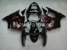 Cargar imagen en el visor de la galería, Black and Red Flame NINJA ZX 6R 00 02 Fairing Kit Vehicles
