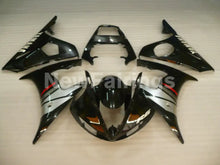Cargar imagen en el visor de la galería, Black and Silver Factory Style - YZF-R6 03-04 Fairing Kit Vehicles &amp; Parts &gt; Vehicle Parts &amp; Accessories &gt; Motor